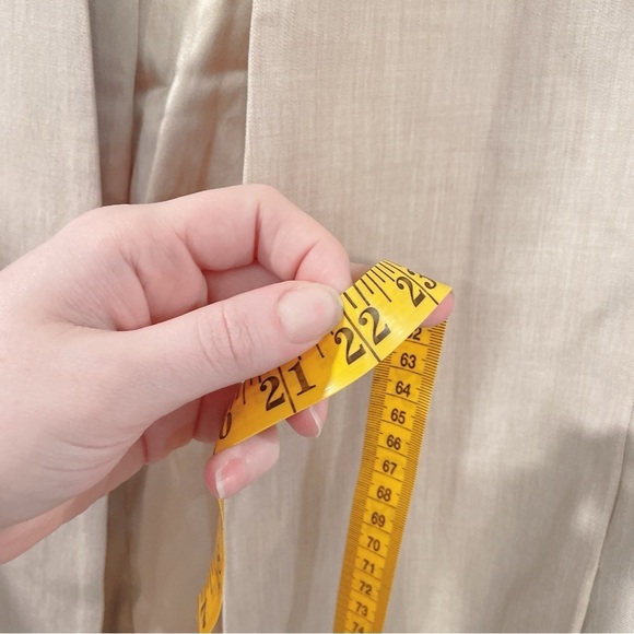 Eileen Fisher Tan Tencel Open Front Blazer Size M - Picture 9 of 9